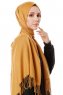 Aysel - Senf Pashmina Hijab - Gülsoy