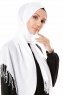 Aysel - Weiß Pashmina Hijab - Gülsoy
