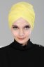 Fiona - Gelb Baumwolle Turban - Ayse Turban