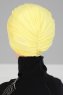 Fiona - Gelb Baumwolle Turban - Ayse Turban