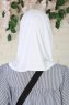 Wilda - Weiß Baumwolle Hijab