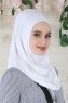 Wilda - Weiß Baumwolle Hijab