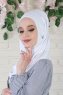 Wilda - Weiß Baumwolle Hijab