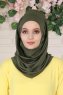 Wilda - Khaki Baumwolle Hijab