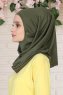 Wilda - Khaki Baumwolle Hijab
