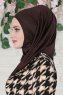 Wilda - Braun Baumwolle Hijab