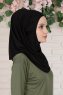 Wilda - Schwarz Baumwolle Hijab
