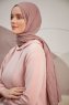 Serap - Soft Pink Bamboo Crash Hijab