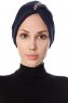 Bahar - Navy Blau Turban