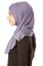 Betul - Dunkelviolett 1X Jersey Hijab - Ecardin