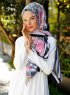 Capella - Rosa Gemustertes Hijab - Sal Evi
