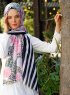 Capella - Rosa Gemustertes Hijab - Sal Evi