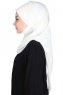 Carin - Creme Praktisch Chiffon Hijab