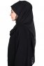 Carin - Schwarz Praktisch Chiffon Hijab