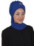 Carmen Blå Instant One-Piece Praktisk Hijab Ayse Turban 325416-3