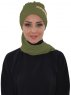 Beatrice Khaki Turban Hijab Ayse Turban 320911-1