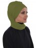 Beatrice Khaki Turban Hijab Ayse Turban 320911-3