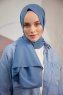 Silky Plain - Blau Hijab