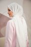 Silky Plain - Optic White Hijab