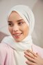 Silky Plain - Optic White Hijab