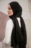Silky Plain - Schwarz Hijab