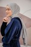 Silky Plain - Grau Hijab