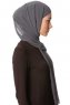 Derya - Anthrazit Praktisch Chiffon Hijab