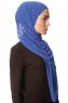 Derya - Blau Praktisch Chiffon Hijab