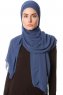 Derya - Indigo Praktisch Chiffon Hijab