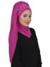Diana Fuchsia Praktisk Hijab Ayse Turban 326209-2