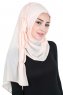 Disa - Beige Praktisch Chiffon Hijab