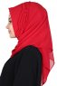 Disa - Rot Praktisch Chiffon Hijab