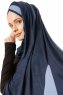Duru - Navy Blau & Indigo Jersey Hijab
