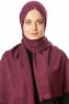 Ebru - Lila Baumwolle Hijab