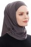 Elif - Anthrazit Sport Hijab - Ecardin
