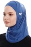 Elif - Blau Sport Hijab - Ecardin