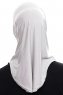 Elif - Hellgrau Sport Hijab - Ecardin