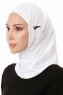Elif - Weiß Sport Hijab - Ecardin