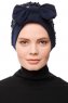 Enfleda - Navy Blau Turban