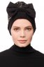 Enfleda - Schwarz & Gold Turban