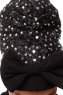 Enfleda - Schwarz & Hellgrau Turban