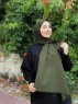 Ermina - Khaki Baumwolle Hijab - Mirach