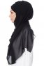 Evren - Schwarz Chiffon Hijab