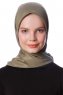 Eylul - Khaki Platz Rayon Hijab