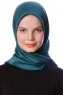 Eylul - Dunkelgrün Platz Rayon Hijab