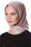 Eylul - Taupe Platz Rayon Hijab