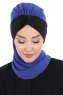 Gill - Blau & Schwarz Praktisch Hijab