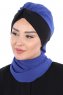 Gill - Blau & Schwarz Praktisch Hijab
