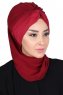 Gill - Bordeaux & Bordeaux Praktisch Hijab