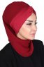 Gill - Bordeaux & Bordeaux Praktisch Hijab